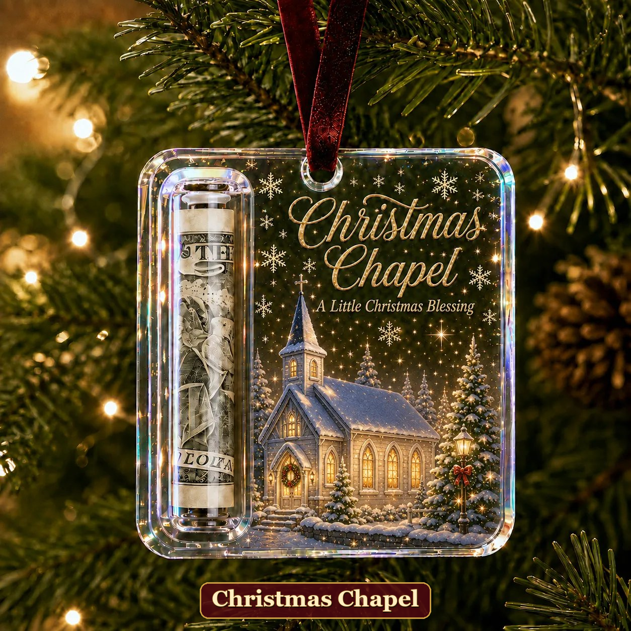 🔥LAST DAY 50% OFF - 🎄Christmas Cash Gift Ornament- Make Cash Feel Like A Real Christmas Gift💵