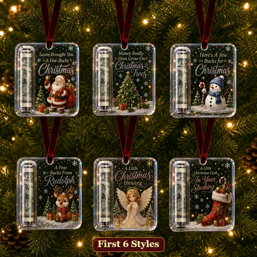 🔥LAST DAY 50% OFF - 🎄Christmas Cash Gift Ornament- Make Cash Feel Like A Real Christmas Gift💵