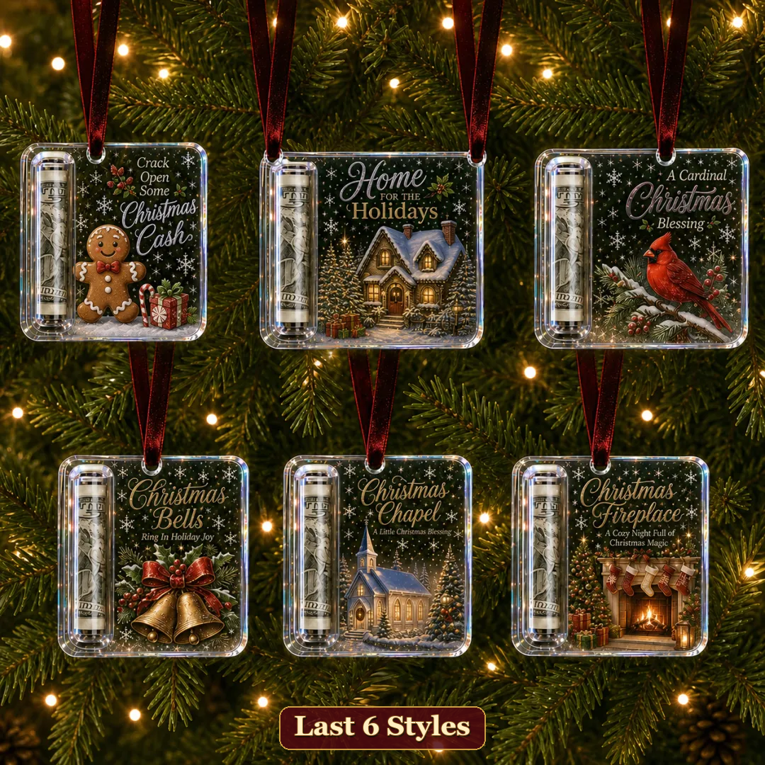 🔥LAST DAY 50% OFF - 🎄Christmas Cash Gift Ornament- Make Cash Feel Like A Real Christmas Gift💵