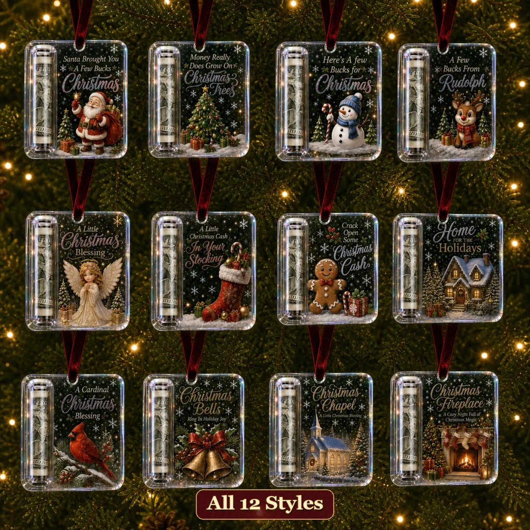 🔥LAST DAY 50% OFF - 🎄Christmas Cash Gift Ornament- Make Cash Feel Like A Real Christmas Gift💵