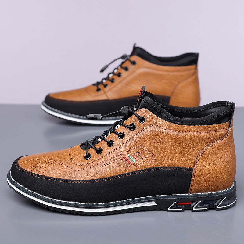 Men's Fashion Calfskin Leather Shoes