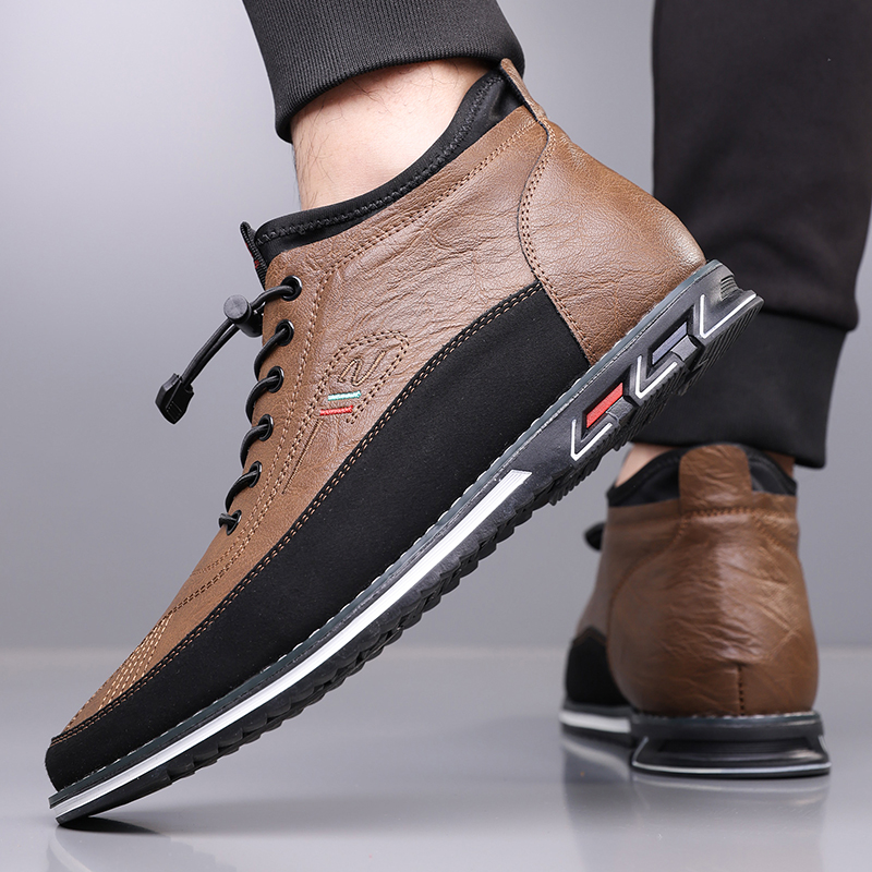 Men's Fashion Calfskin Leather Shoes