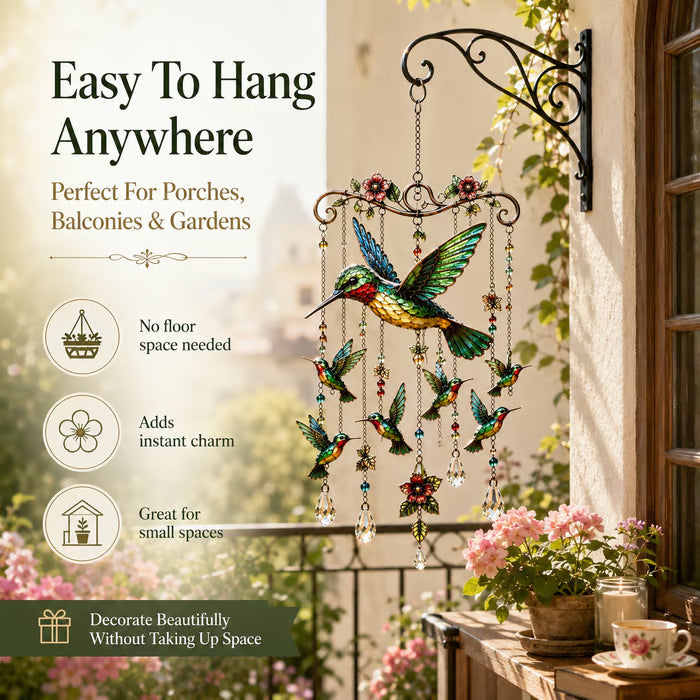 Graceful Hummingbird Wind Chime