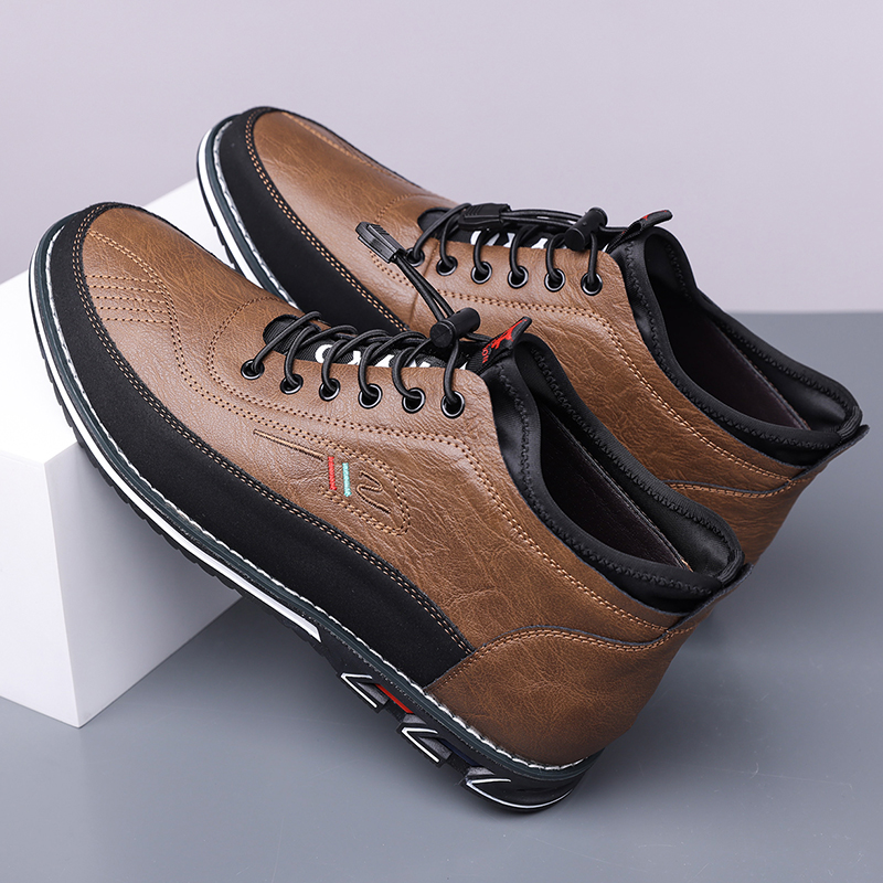 Men's Fashion Calfskin Leather Shoes