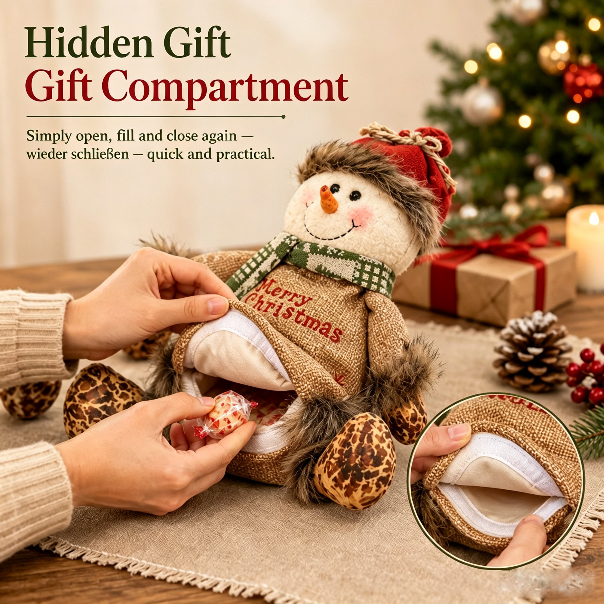 🎉 Last Day Promotion 49% OFF 🎉 Christmas Plush Gift Bag