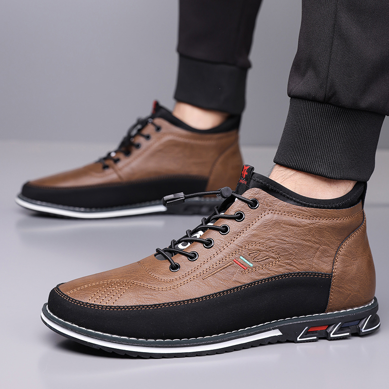 Men's Fashion Calfskin Leather Shoes