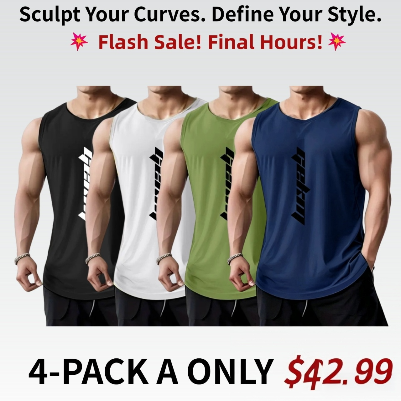 Men's Gym Athletic Casual Tank Tops