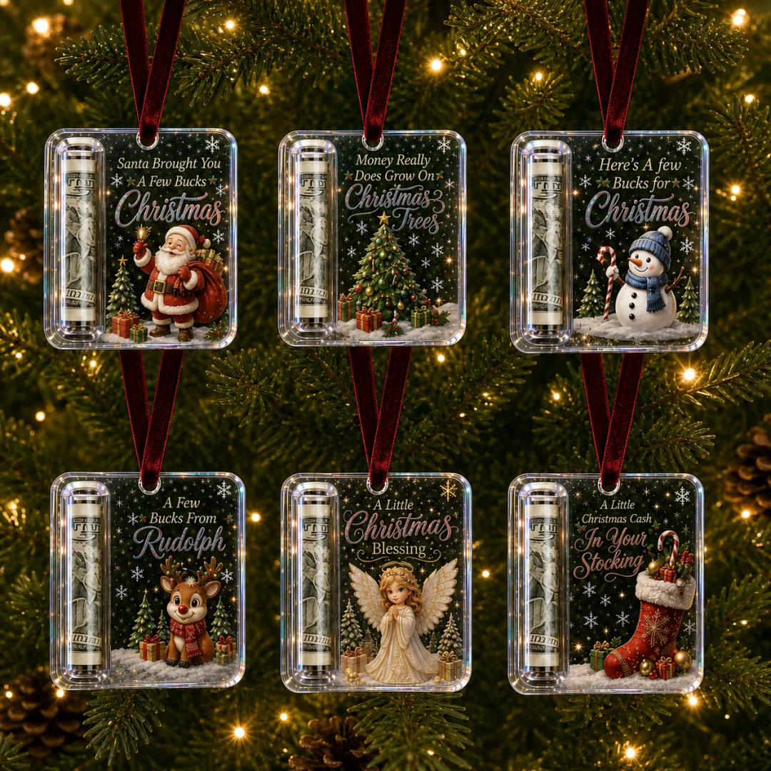 🔥LAST DAY 50% OFF - 🎄Christmas Cash Gift Ornament- Make Cash Feel Like A Real Christmas Gift💵