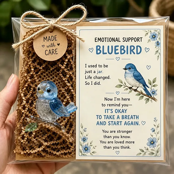 🌸🐝🦛 Emotional Support Animal Gift Set – A Meaningful Little Reminder That You Matter 💕