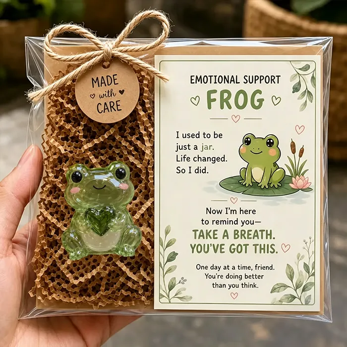 🌸🐝🦛 Emotional Support Animal Gift Set – A Meaningful Little Reminder That You Matter 💕