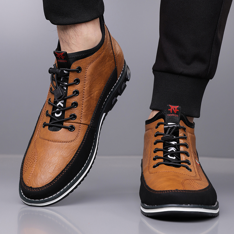 Men's Fashion Calfskin Leather Shoes