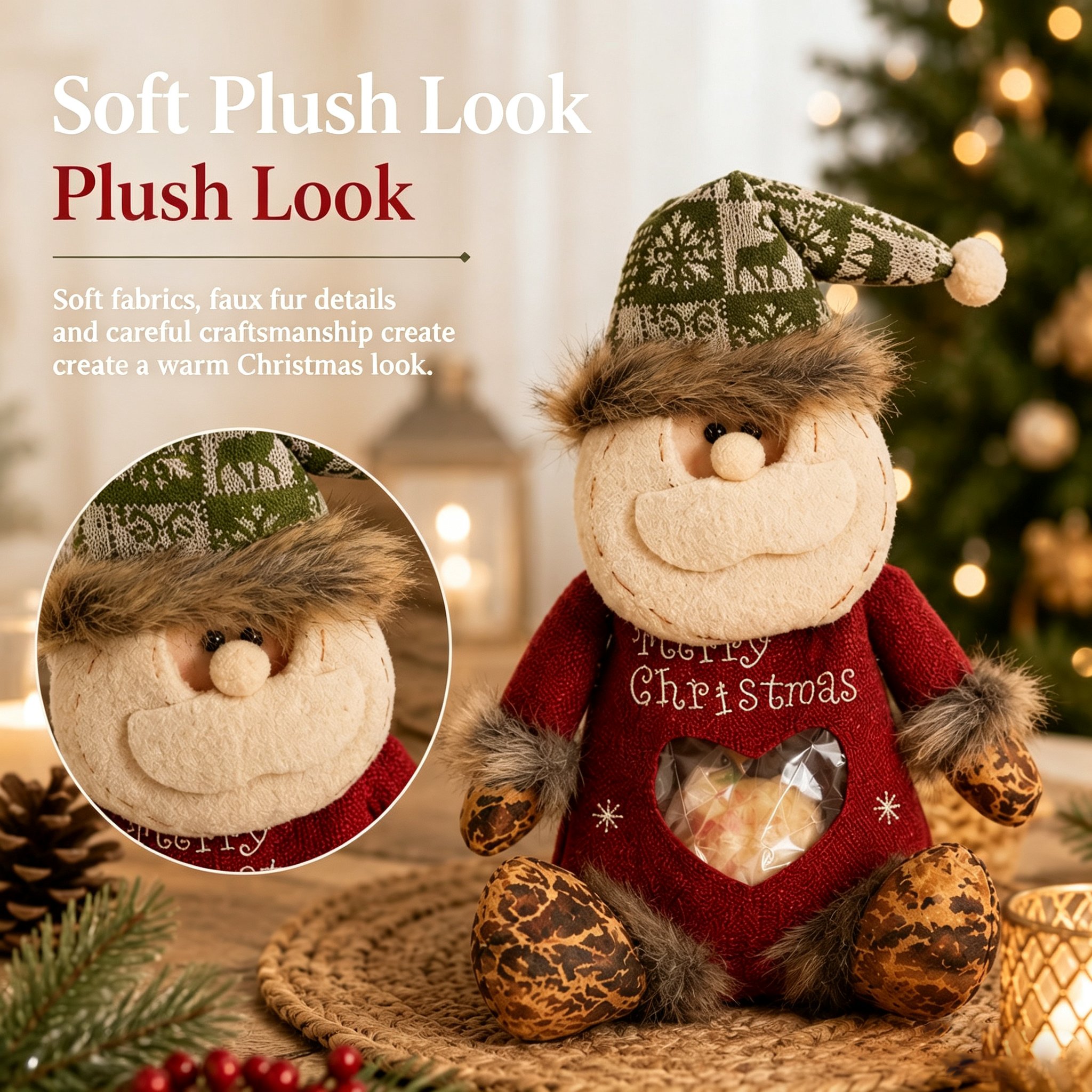 🎉 Last Day Promotion 49% OFF 🎉 Christmas Plush Gift Bag
