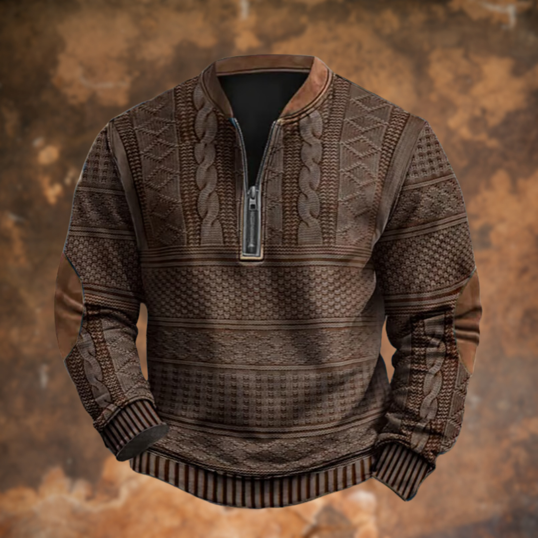 Men's Quarter-Zip Sweater - Alonzo