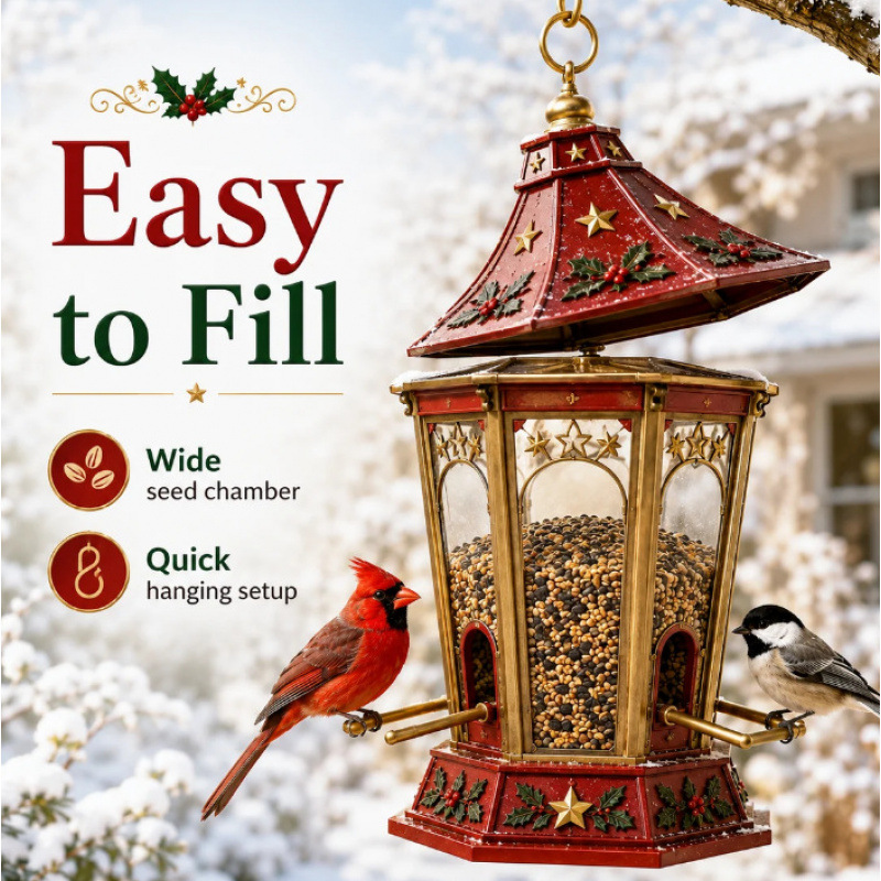 🎄 Christmas Bird Feeder Collection – Festive Garden Décor for Bird Lovers