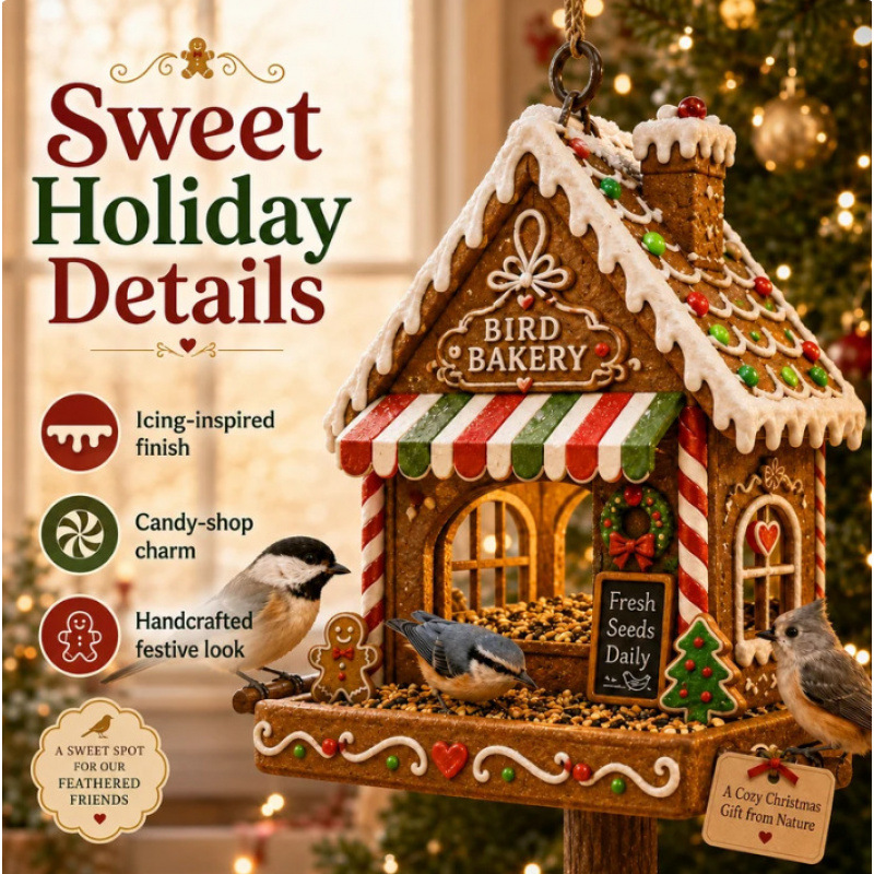 🎄 Christmas Bird Feeder Collection – Festive Garden Décor for Bird Lovers