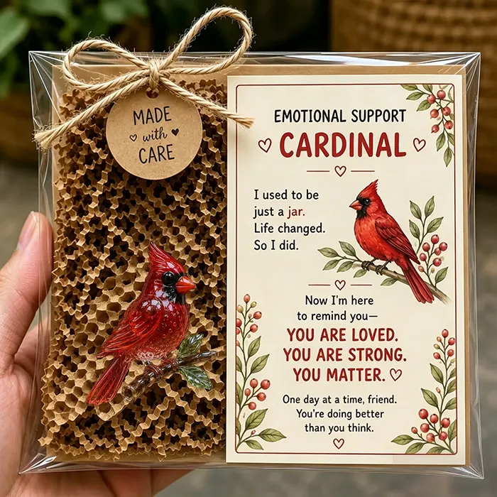 🌸🐝🦛 Emotional Support Animal Gift Set – A Meaningful Little Reminder That You Matter 💕