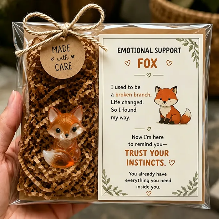 🌸🐝🦛 Emotional Support Animal Gift Set – A Meaningful Little Reminder That You Matter 💕