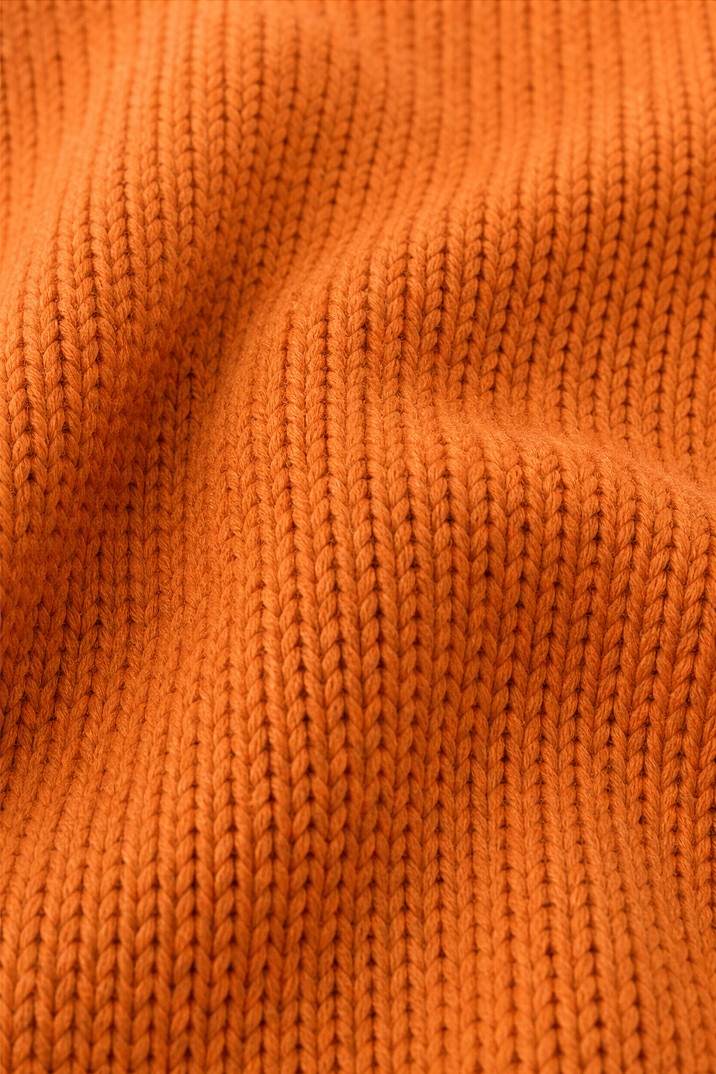 Drawstring Hood Ribbed Knit Pullover