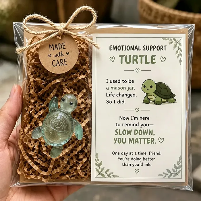 🌸🐝🦛 Emotional Support Animal Gift Set – A Meaningful Little Reminder That You Matter 💕