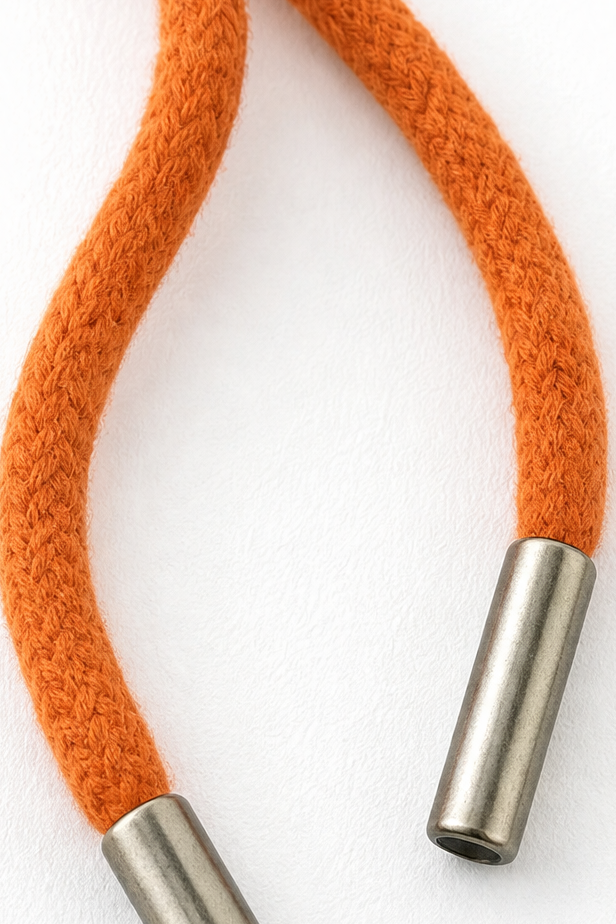 Drawstring Hood Ribbed Knit Pullover