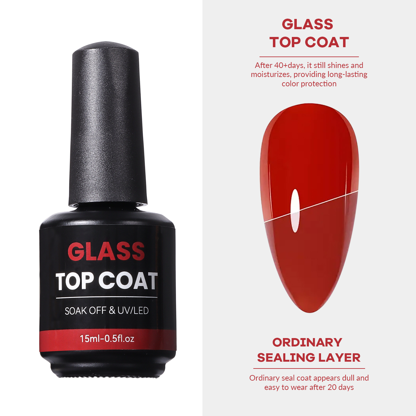 GLASS TOP COAT