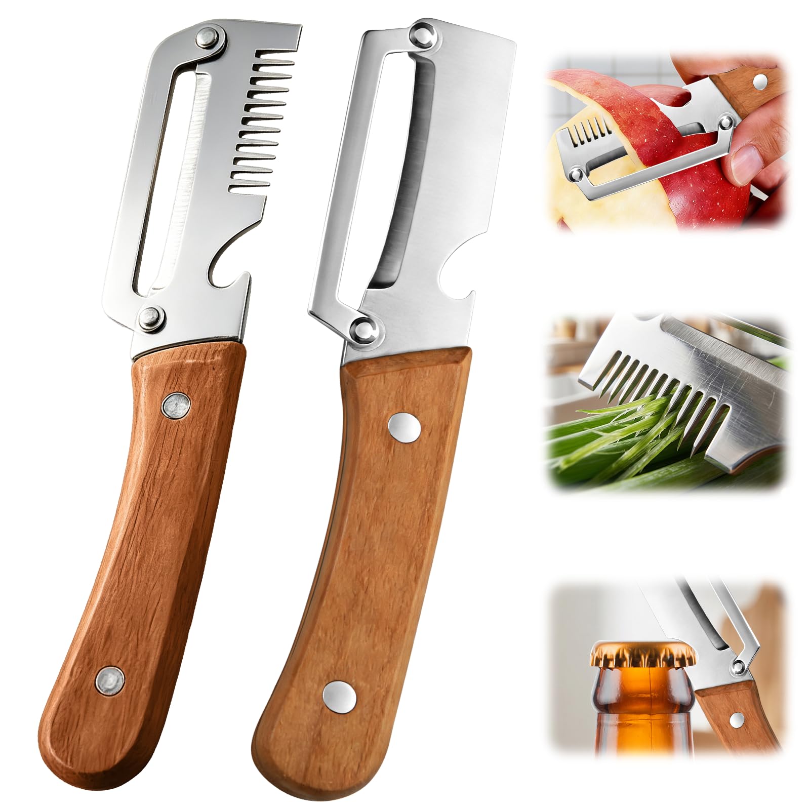 2-Piece Multi-Functional Vegetable Peeler
