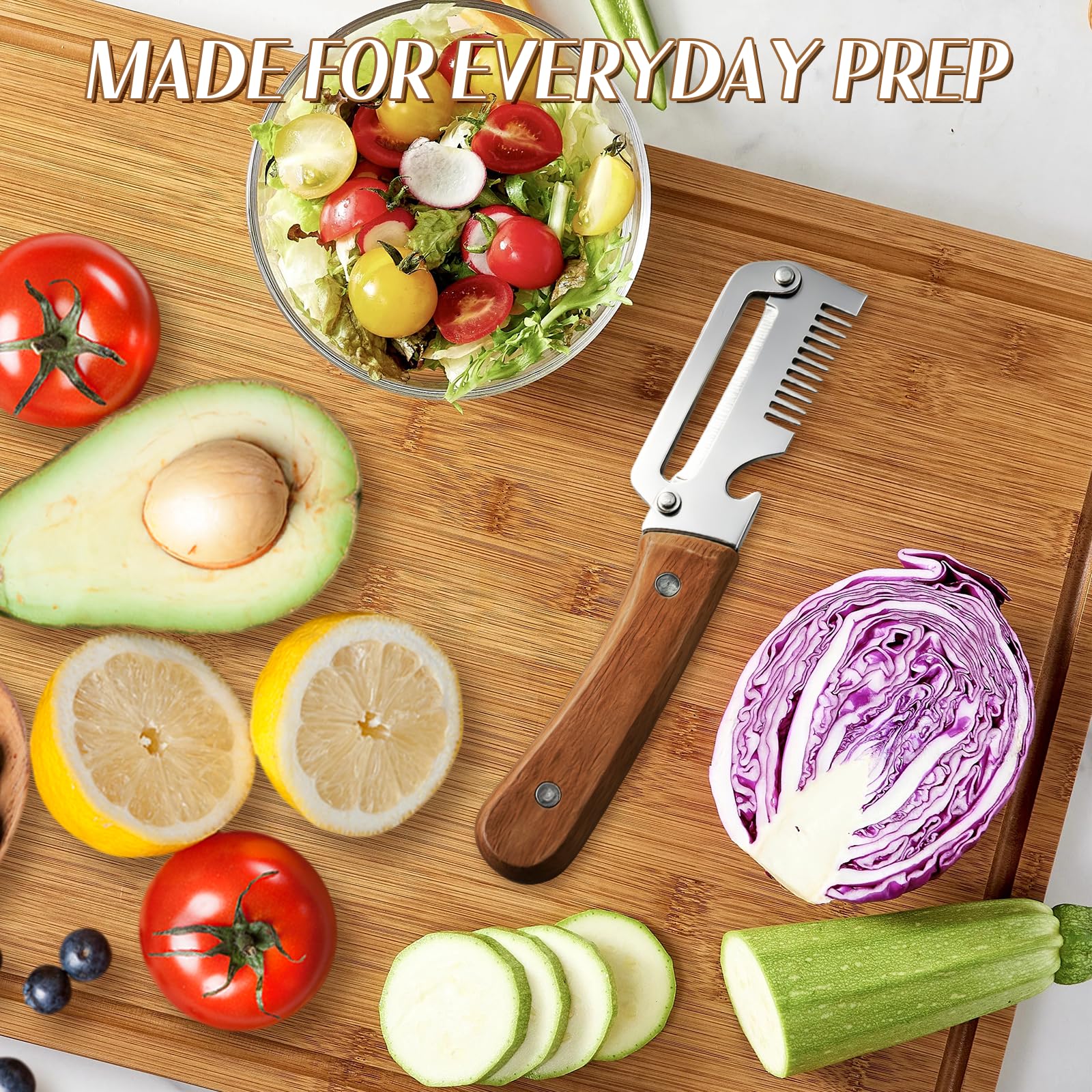 2-Piece Multi-Functional Vegetable Peeler
