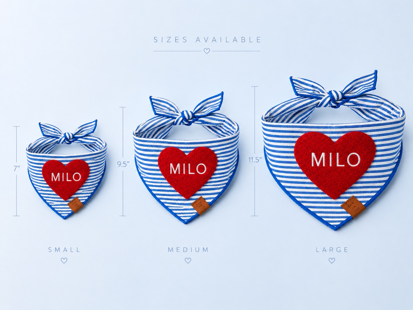 Three Sizes to Choose From