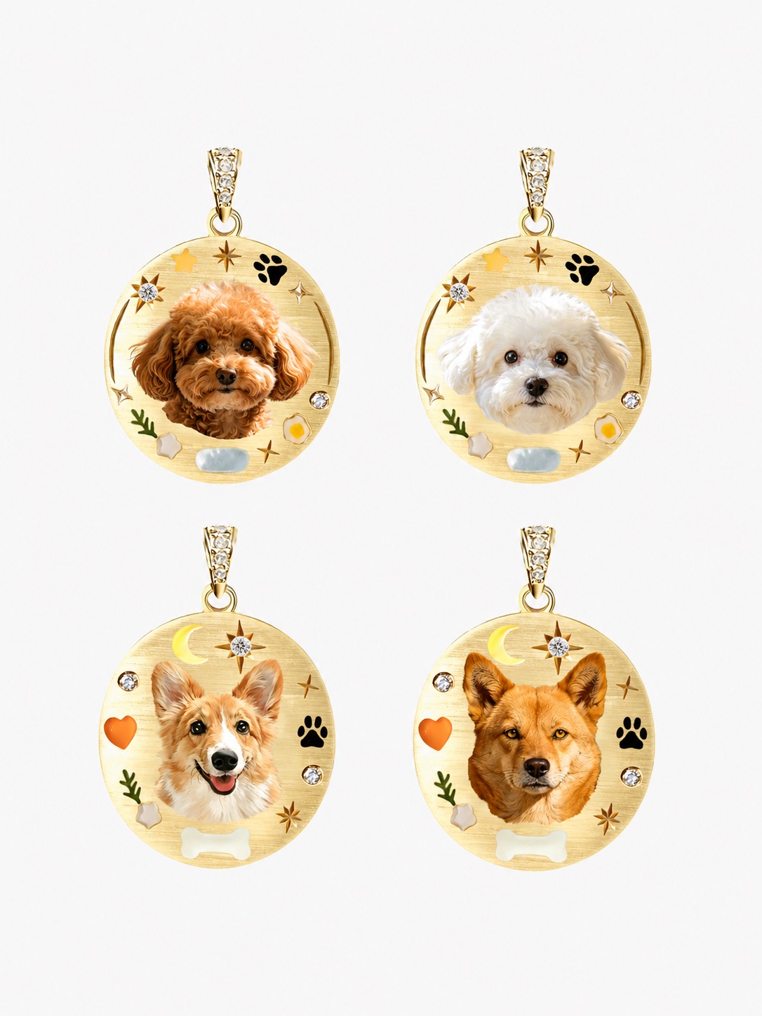 Custom Pet Portrait Necklace