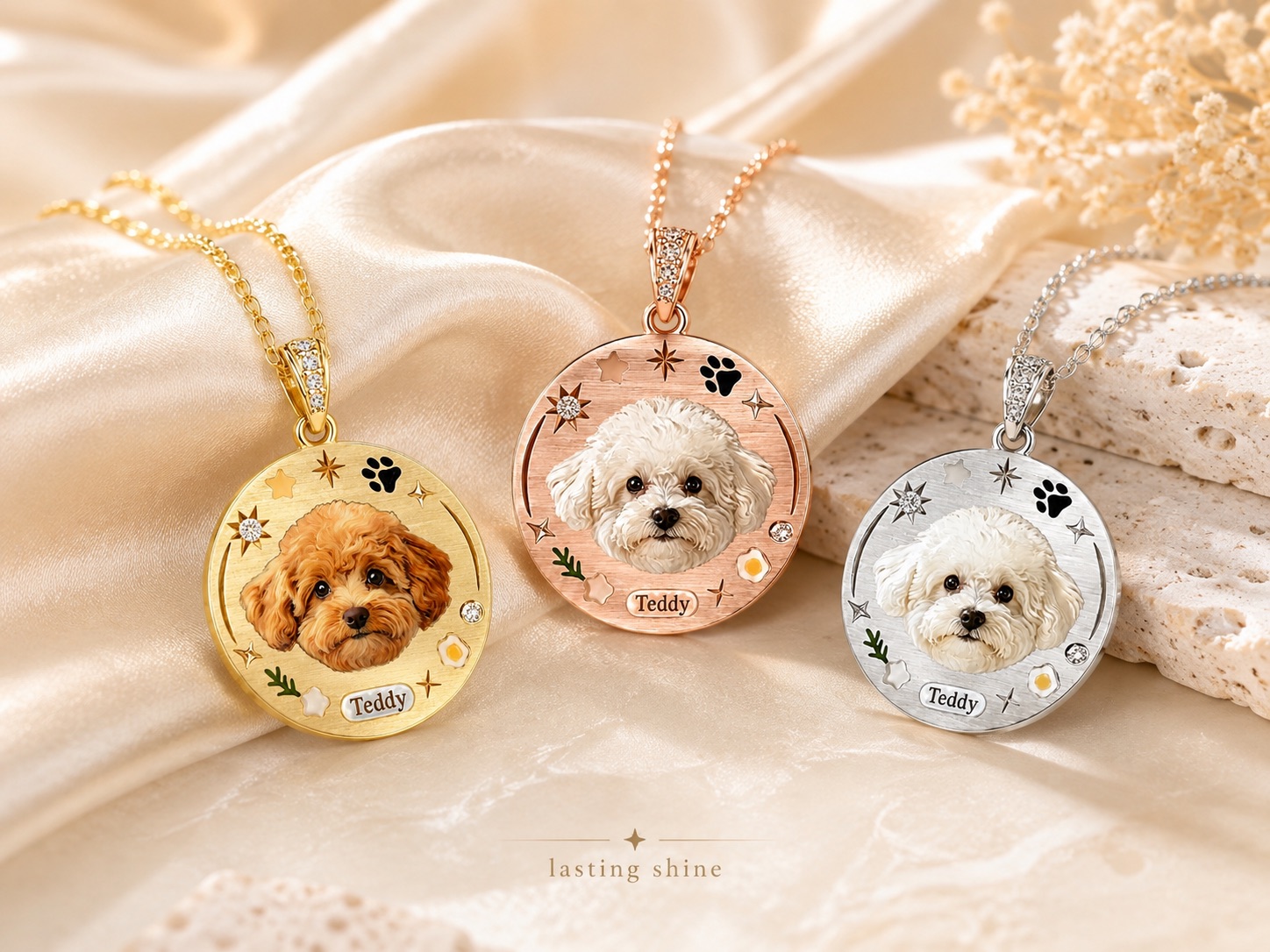 Gold, Rose Gold or Silver
