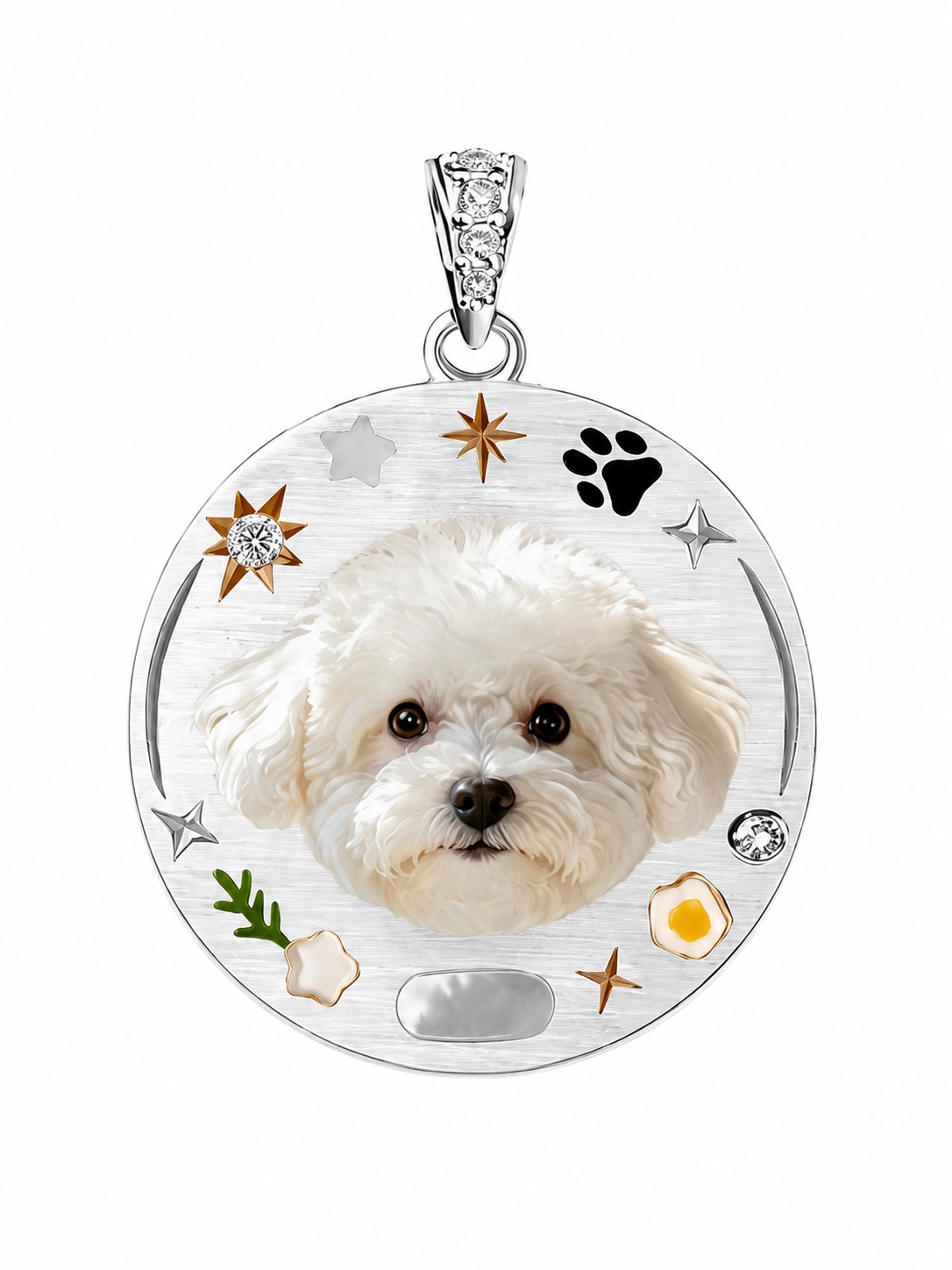 Custom Pet Portrait Necklace