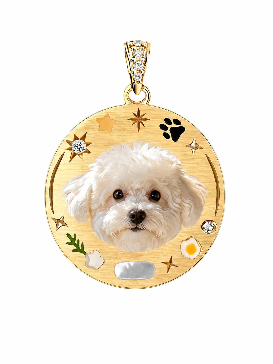 Custom Pet Portrait Necklace