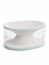 Clear Two-Level Cat Scratcher