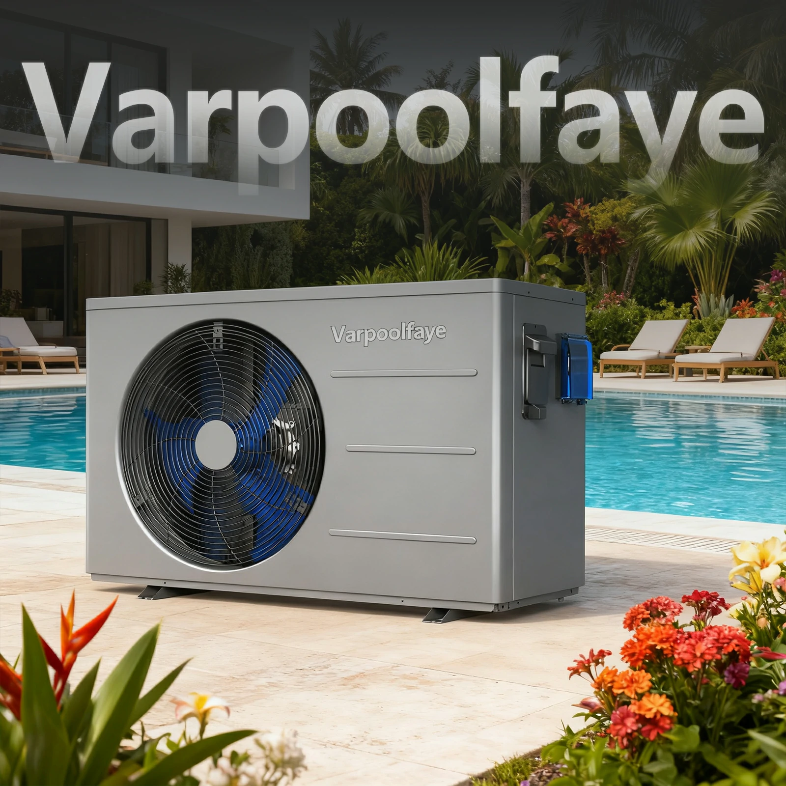 40000 BTU Pool Heater for Above Ground and Inground Pools 220v | Pool Heat Pump Heating or Cooling Up to 12000 Gallon COP 6.2 Energy-efficient, Save 45% WiFi App Control