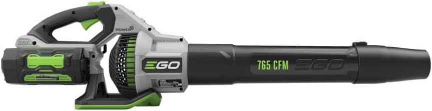 EGO Power+ LB7654 56-Volt 765 CFM Brushless Cordless Leaf Blower, 5.0Ah Battery, 320W Charger Included Plus Extra BA1400T 2.5Ah Battery
