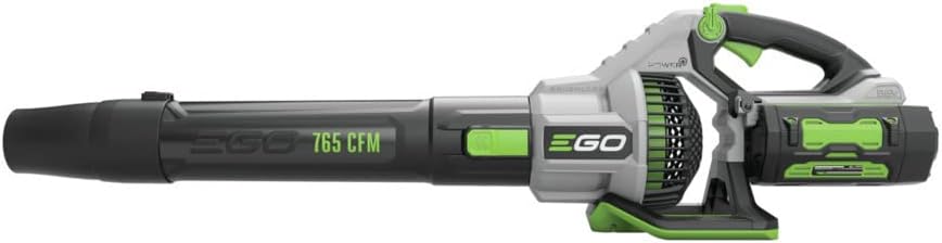 EGO Power+ LB7654 56-Volt 765 CFM Brushless Cordless Leaf Blower, 5.0Ah Battery, 320W Charger Included Plus Extra BA1400T 2.5Ah Battery