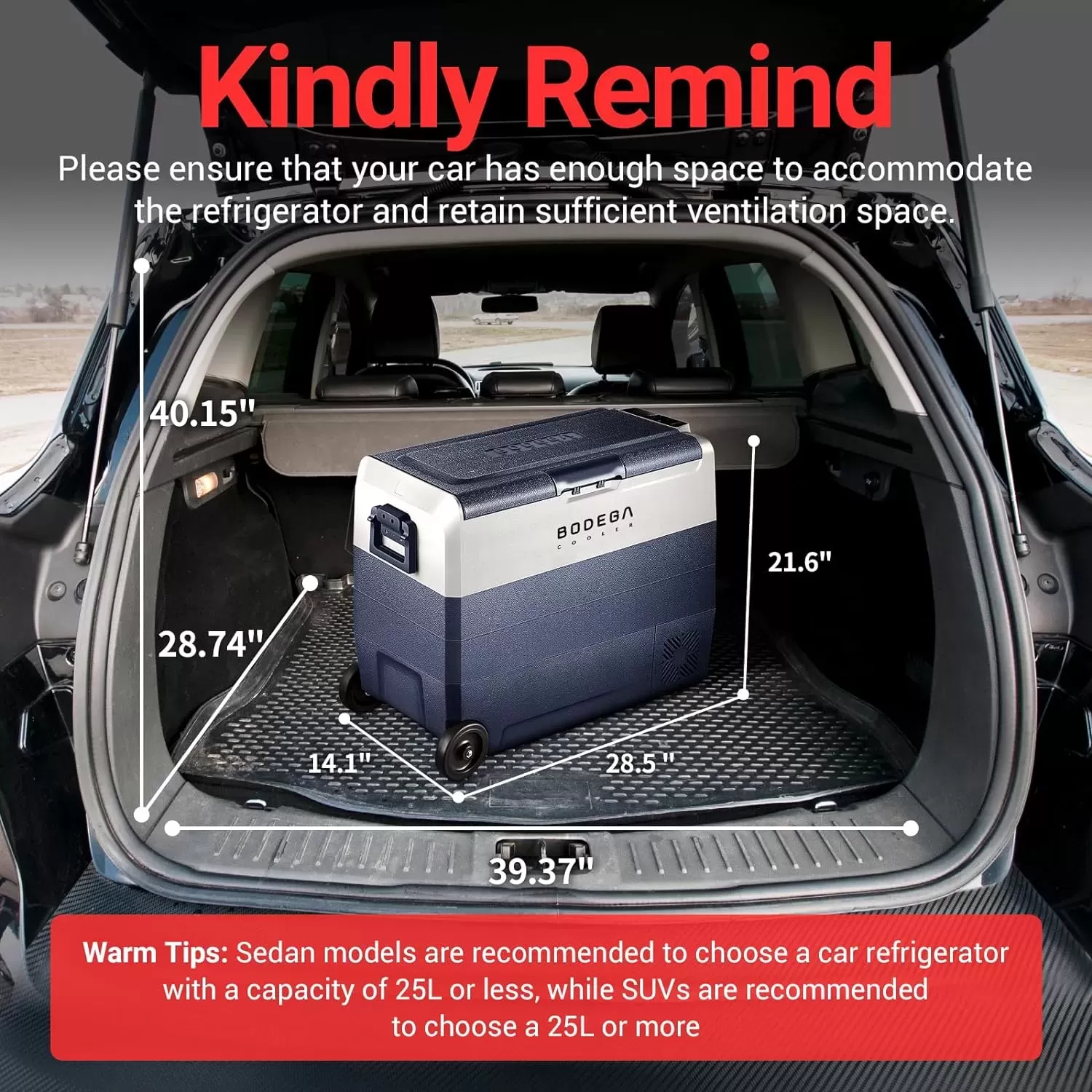 【Upgraded】BODEGACOOLER 12 Volt Refrigerator, Portable Freezer, Car Fridge Dual Zone WIFI APP Control, 53 Quart（50L）-4℉-68℉ RV Car Cooler 12/24V DC and 100-240V AC for Outdoor, Vehicles, Camping