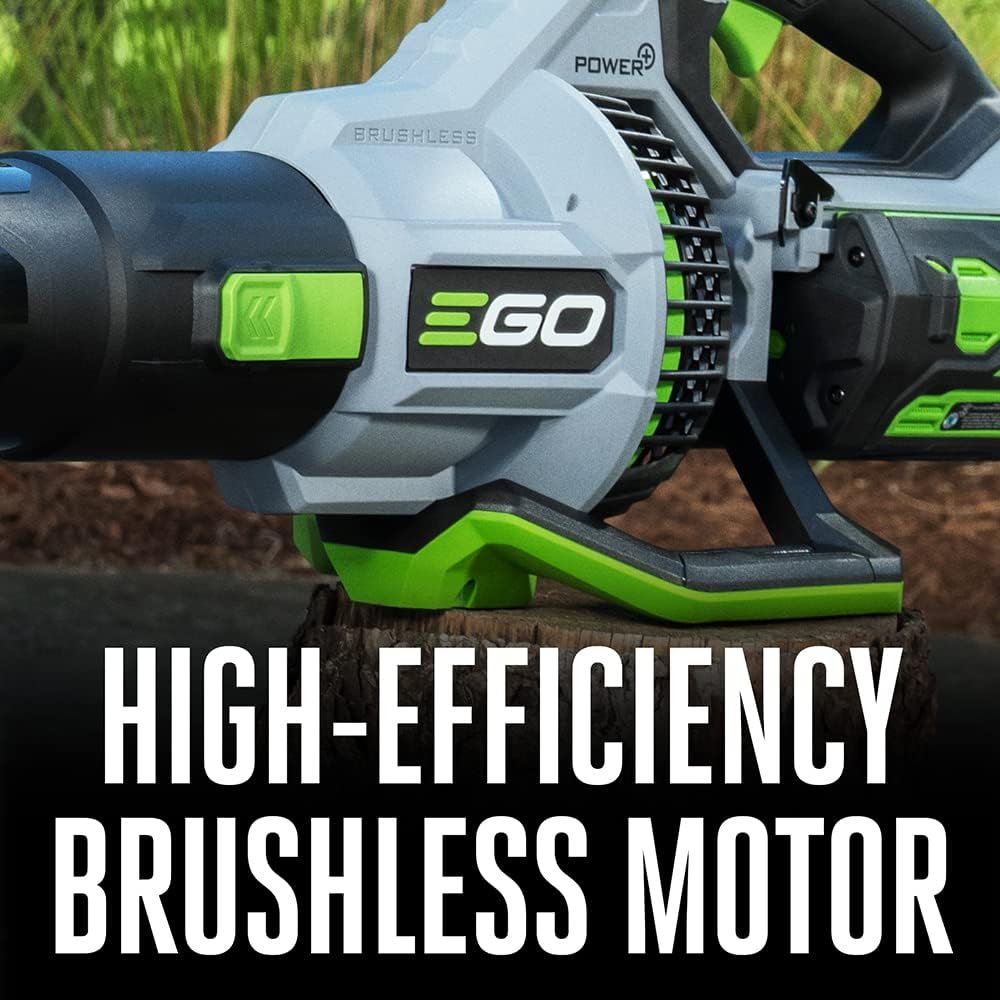 EGO Power+ LB7654 56-Volt 765 CFM Brushless Cordless Leaf Blower, 5.0Ah Battery, 320W Charger Included Plus Extra BA1400T 2.5Ah Battery