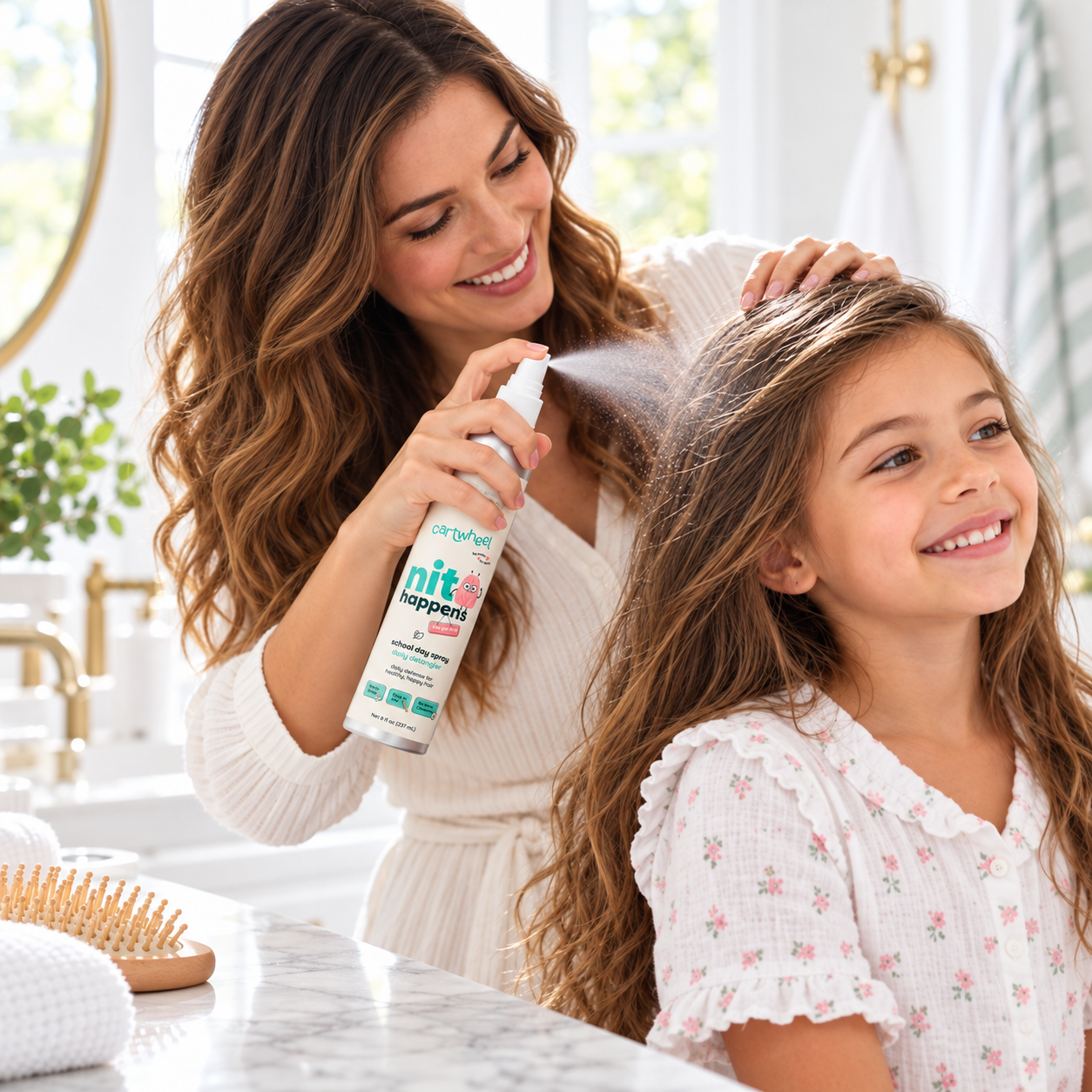 Nit Happens School Day Spray - Daily Detangler
