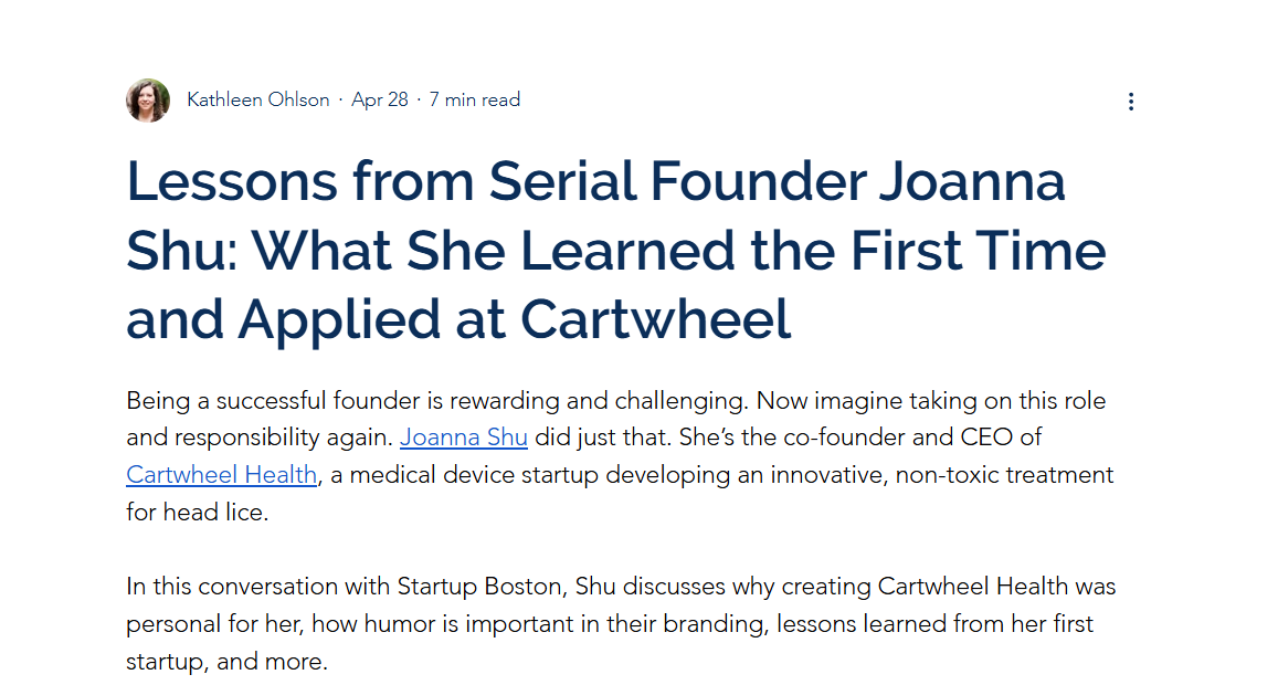 Cartwheel press coverage
