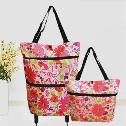 📢📢49% OFF !! ⏰2-in-1 Foldable Shopping Cart