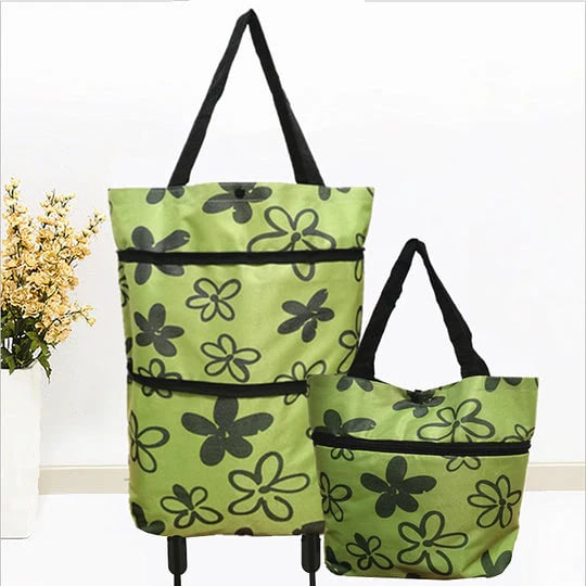 📢📢49% OFF !! ⏰2-in-1 Foldable Shopping Cart