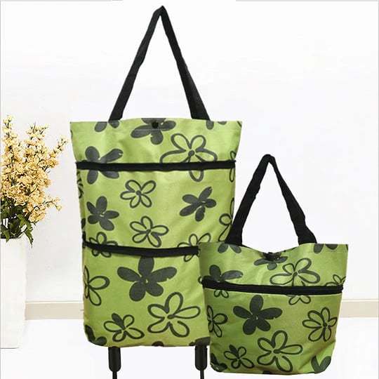 📢📢49% OFF !! ⏰2-in-1 Foldable Shopping Cart