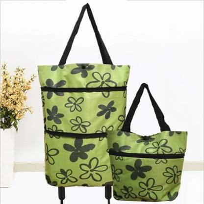 📢📢49% OFF !! ⏰2-in-1 Foldable Shopping Cart