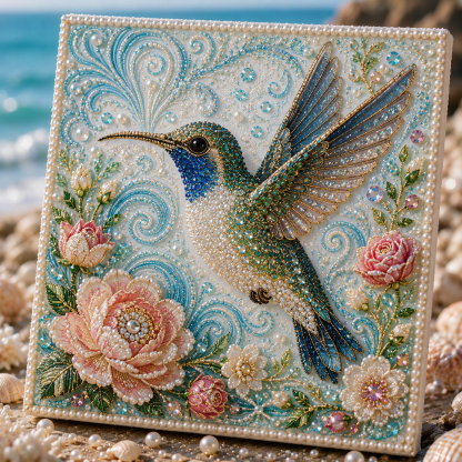 🔥【 Buy 2, Get 1 Free 】🔥 🌸 Garden Wings & Botanical Pearl Art DIY Kit ✨ – Relaxing DIY Craft to Create Stunning Nature Artwork