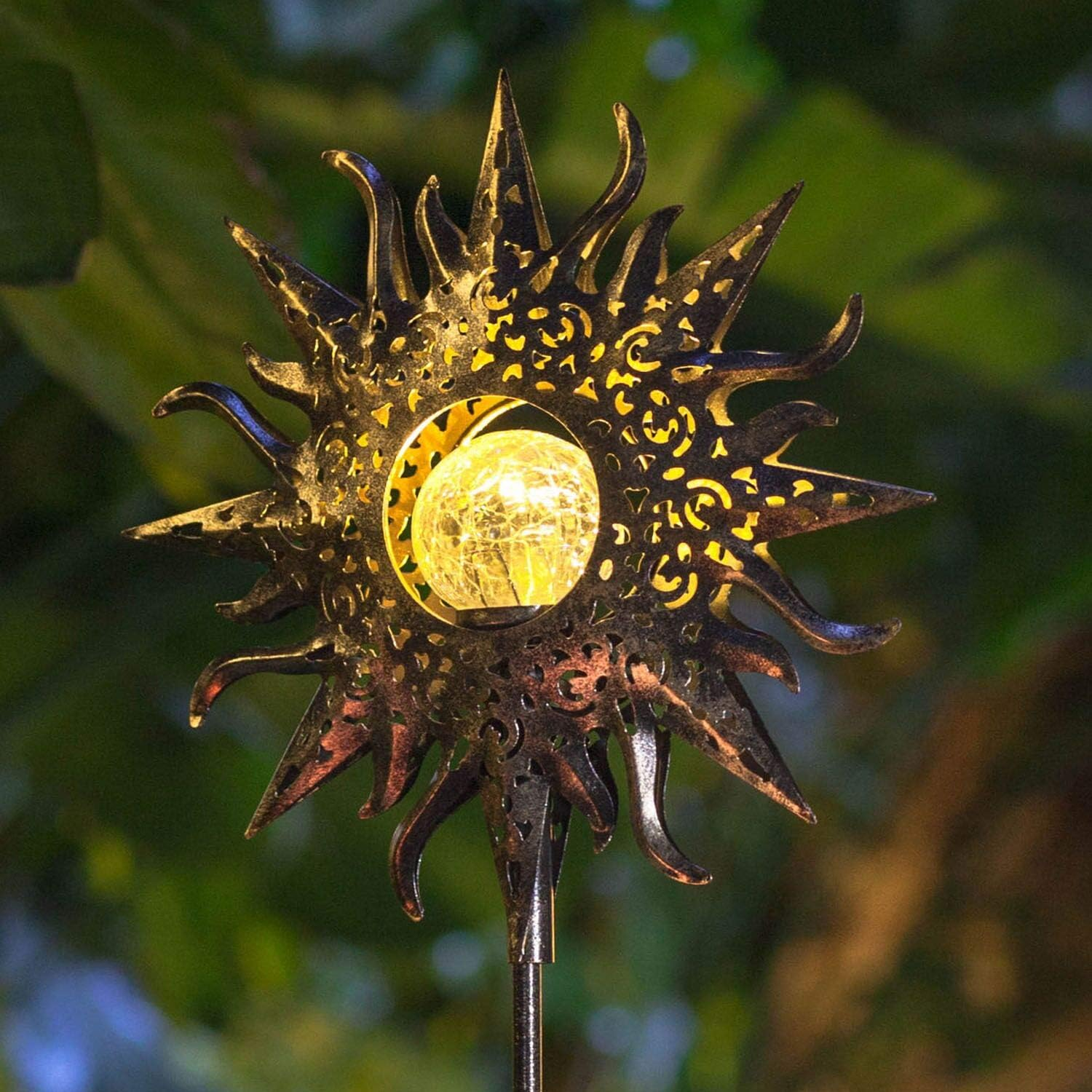 [Copy]🐉Solar Dragon Garden Statue Light – Golden Ember Fantasy Outdoor Decor