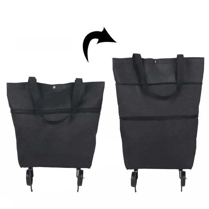 📢📢49% OFF !! ⏰2-in-1 Foldable Shopping Cart