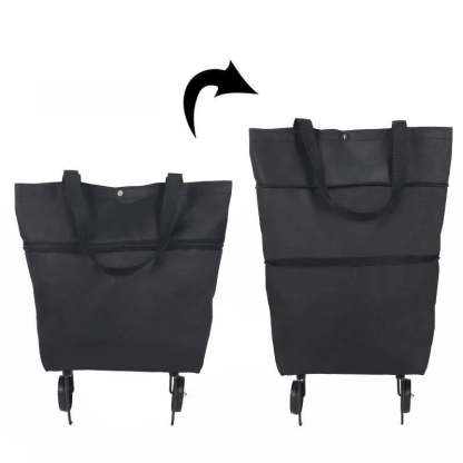 📢📢49% OFF !! ⏰2-in-1 Foldable Shopping Cart