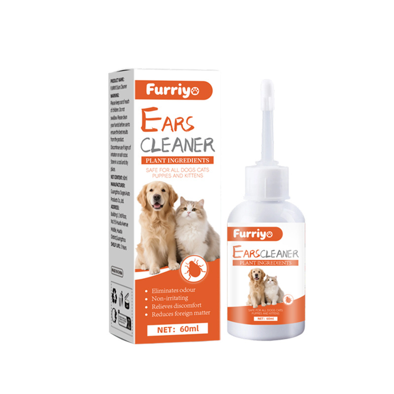 Gentle Pet Ear Wash | Odor-Free Cleaning for Dogs & Cats