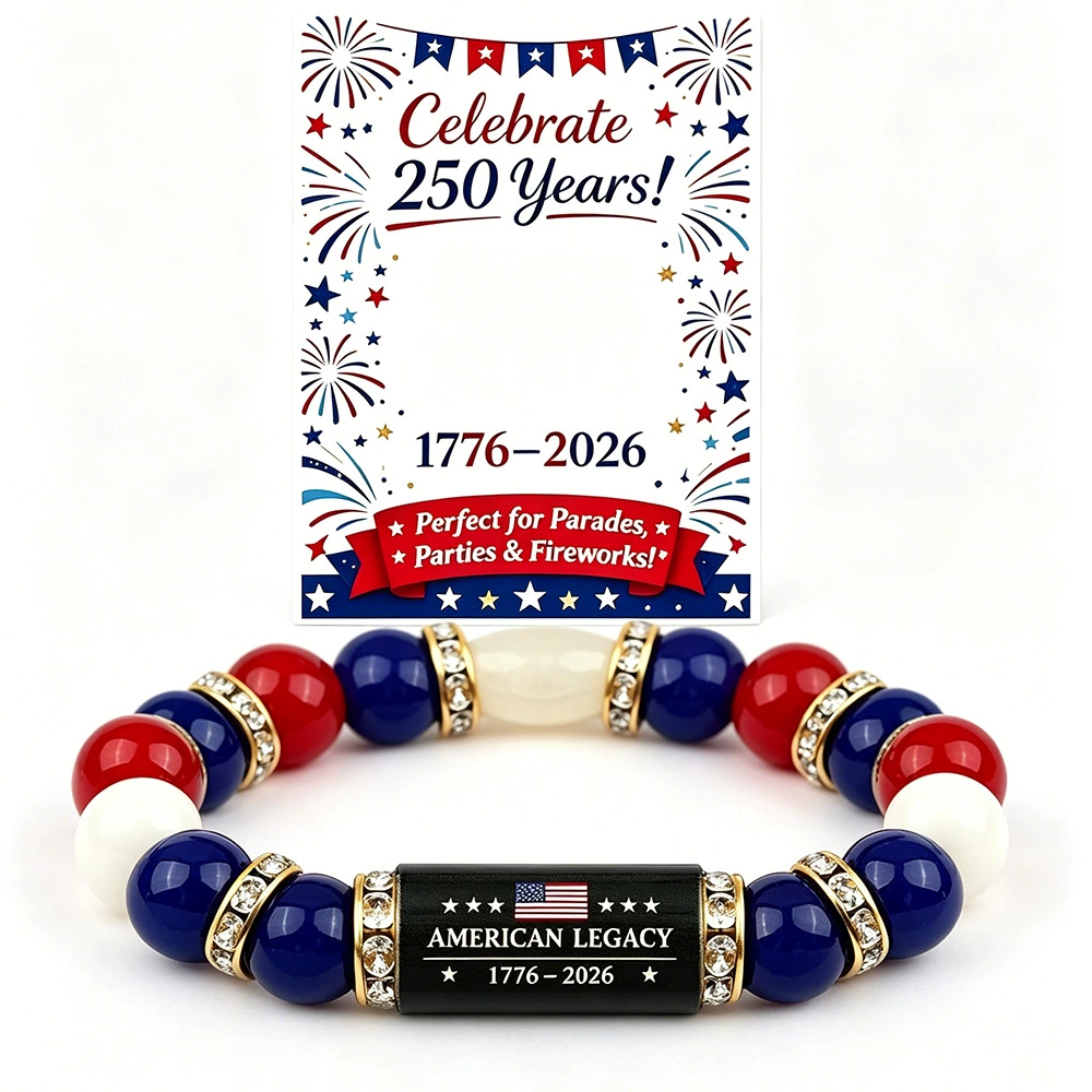 🇺🇸 Last Day Promo: 49% OFF 🎖️ - American Legacy 250 Patriotic Bracelet